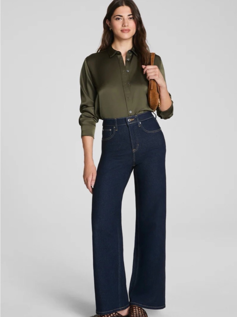 SPANXshape Size Small Authentic 360 Wide Leg Jeans | Marina - Picture 6 of 8